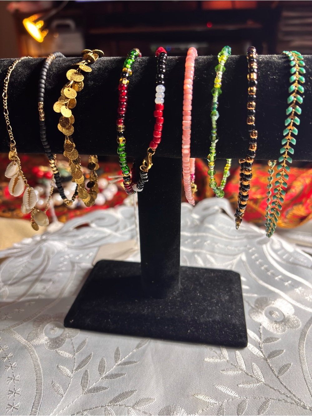 Anklets Multiple Multicolor Handmade Beaded Anklets - Will be sold individually